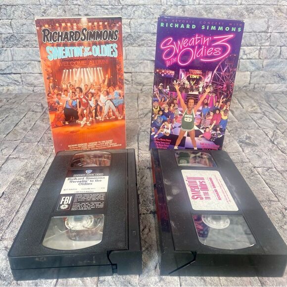 Richard Simmons Sweatin to the Oldies VHS Tape Bundle - Picture 4 of 4